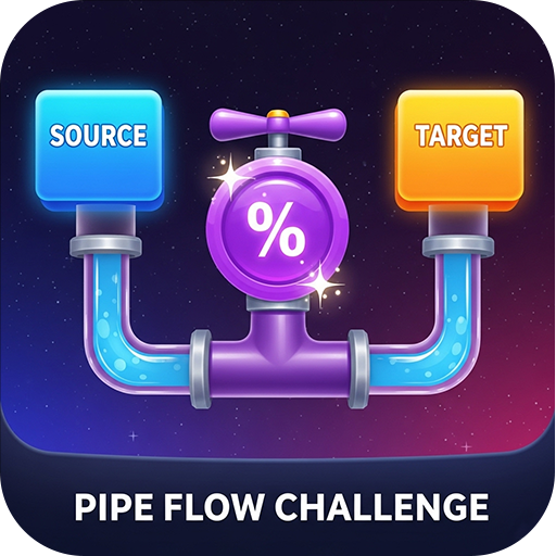 Percentage Pipe Flow Icon